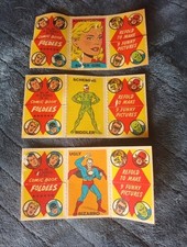 Vintage 1966 Topps Comic Book Foldees Supergirl Riddler Bizarro DC Cards Set picture