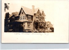 Vintage RPPC Postcard View of Home with Twin Gables Flushing New York 1913  6575 picture