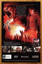 2005 Resident Evil 4 PS2 Gamecube Print Ad/Poster Authentic Official Promo Art picture