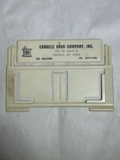 Vintage Cordele Drug Company Georgia GA Advertising Metal Sign Collectible picture