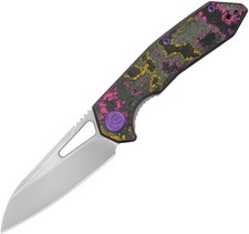 Kubey KB Knives Vagrant Linerlock POP Camo Carbon Fiber Folding M390 Knife 291Y picture