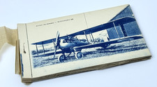 Vtg/Antique French Military Aviation Postcards Booklet Lot 14 Cards-Framing?? picture