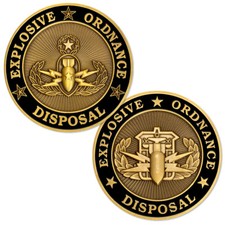 NEW Explosive Ordnance Disposal Challenge Coin.  picture