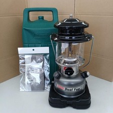 Coleman Dual Fuel 285A Gasoline Lantern Used & No Fuel Good picture