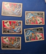 Lot Of 5 1966 A&BC Batman #3 The Bat Signal GD Avg UK Tougher Than Topps picture