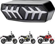 Grom Integrated Tail Light - Sequential LED  Red Lens  2014-2022 Honda Grom picture