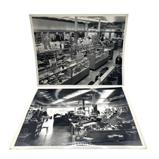 Vintage 1950s Mens Sporting Goods Store Rawlings Interior Photos Lot 2 8x10 B&W picture