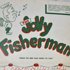 1960s The Jolly Fisherman Restaurant Menu Norwalk Connecticut Roslyn Long Island picture