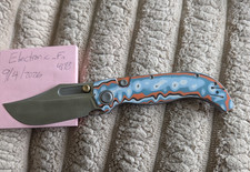 Vosteed Naga EDC Pocketknife Bamboo Scales S35VN Blade Steel Excellent Condition picture
