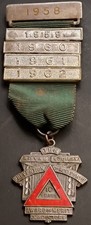 Vintage RoSPA 10 Years Conductors Award Medal 1958-1962 Fattorini picture