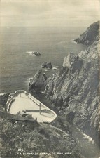 RPPC La Quebrada Acapulco Mexico Cliff Divers View Kodak Real Photo Postcard picture