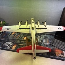 Boeing B-17G N5017N Aluminum Overcast Mahogany Desk Model picture