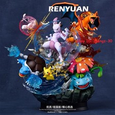 H40CM MFC Mewtwo Greninja Evolutionary Group PVC Model GK Statue Collectibles picture
