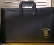 VTG Teamsters Local 391 Vinyl Portfolio Briefcase Bag Winston-Salem NC Union picture