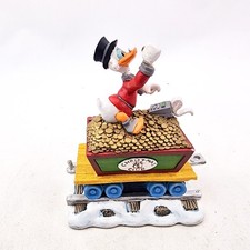 Danbury Mint Donald's Holiday Express Christmas Train Holiday Scrooge McDuck picture