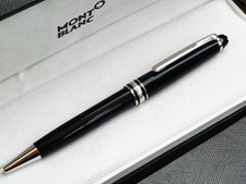 Montblanc Platinum Finish Meisterstuck Classique Luxury Ballpoint Pen 164 picture
