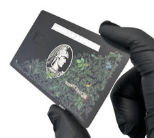 Customizable Metal AMEX Card W Chip Slot & Mag Strip - Black 2026 Novelty Design picture