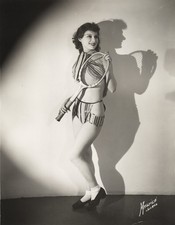 c. 1920's Woman with Tennis Racket Photograph by Maurice of Chicago ART DECO picture