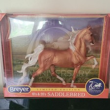 Breyer 1825 Racking Saddlebred Dappled Palomino LE 10s 20s 70th Anniversary ASB picture