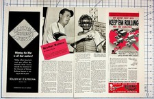 1942 Collier's Magazine Page WWII Railway Express Baseball Ads Kool Cigarettes picture