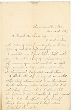 1887 Thomasville GA ALS Letter Signed G F Collier to Frank B Chase Esq Legal picture