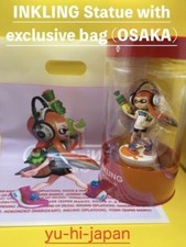 Splatoon INKLING Statue Figure Nintendo Store Limited with Nintendo Splatoon Bag picture