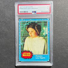 Topps 1977 Star Wars Series 1 Base Set #5 Princess Leia Organa PSA 3 Card picture