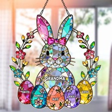 Personalized Bonus Mom Ornament Suncatcher Step Mom Mothers Day Gift Xmas picture