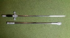 FANTASTIC CONDITION ORIGINAL LYNCH & KELLY KNIGHTS OF COLUMBUS CERAMONIAL SWORD picture