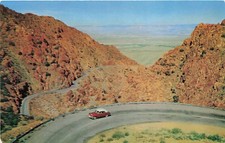 Postcard AZ: Mountain Roadway Between Prescott & Jerome, Verde Valley, Arizona picture