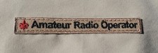 BSA Amateur Radio Operator Patch / Strip, Tan, Scouting America, picture