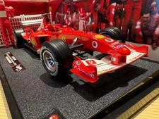 Hot Wheels 1/18 Ferrari F2003-GA Japan GP F1 Champion Model with Driver Figure picture