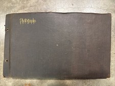 WWI HUGE NAMED Photo album Army promotion discharge papers photographs RPPCs QMC picture